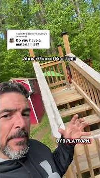 Plat form for above ground pool!!