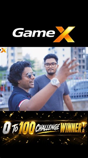 0 To 100 Challenge Winner🏆 #gamex #funny #challenges