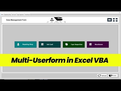 Advance Multi-Userform in Excel VBA Userform