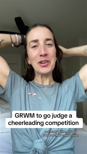 GRWM to go judge my first cheer competitin of the season #cheerjudge #cheerleading