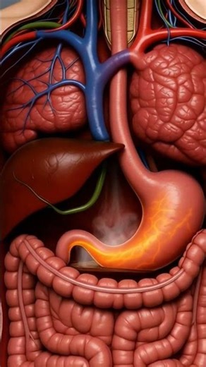 The Human Digestive Process | Realistic 3D Animation of Anatomy #insidebody #sciencefacts