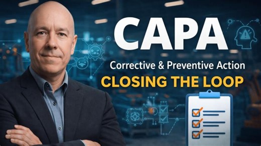 Corrective Preventive Action (CAPA) Explained | Closing the Loop in Total Quality Management | Kevin Larsen