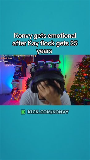 KickReelsNetwork on Instagram: "Konvy gets emotional after Kay flock gets 25 years #kick #fyp #konvy"