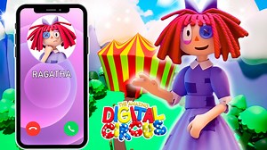 RaGATHA de Digital Circus te llama, quiere ser tu amigo y jugar un juego súper divertido contigo 💛💚❤️ ¡contesta esta llamada divertida! | Divertisueños Show Infantil