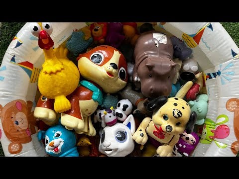 Learn Farm Animal Names and Fun Facts | Jungle Animal Toys for Toddlers & Preschoolers