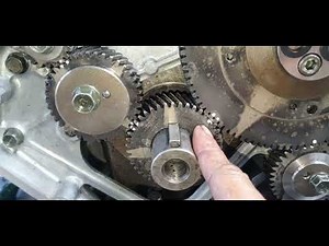 4jx1 engine. flywheel reactor plate timing mark position& timing mark gear ⚙️ front engine.