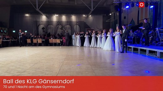 KLG-Ball in Gänserndorf: Das Gymnasium feiert eine märchenhafte Nacht