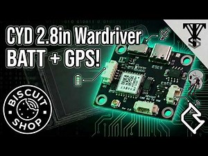 The Biscuit Shop ESP32 CYD Battery/GPS Board - Build & Flashing