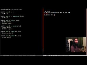 Little bits of lisp - Function lambda lists