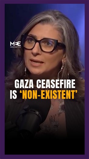 Middle East Eye on Instagram: "“The ceasefire is not, if you allow me, is not precarious, is non-existent.”⁠ ⁠ Speaking to Channel 4’s Krishnan Guru-Murthy on Friday, UN special rapporteur on the occupied Palestinian territories Francesca Albanese said the Gaza ceasefire is “non-existent.⁠ ⁠ She pointed out that Israel has committed more than 700 violations of the truce, killing nearly 400 Palestinians."