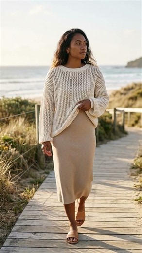 Lily Aldridge's Golden Hour Stroll · Beach Outfit Inspo 2026