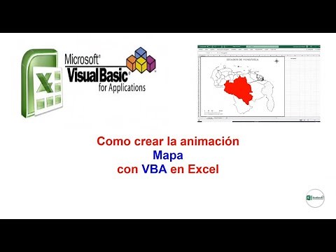 Como crear la animación Mapa en Excel con VBA