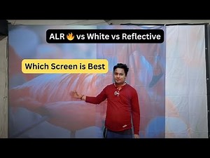 ALR vs White vs Reflective Projector Screen | Best Projector Screen Comparison2025 #projectorscreen