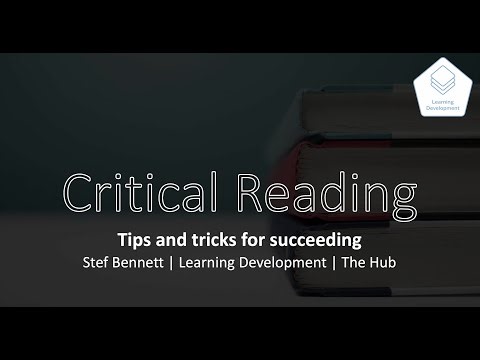 Critical Reading (2025 Onwards)