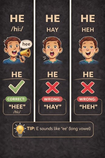 HE #howtopronounce #englishpronunciation