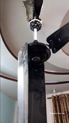 Power Ceiling Fan 2015 Model | Low Speed Wobble Test (2 Blades Bent Down, 1 Up) #ceilingfan