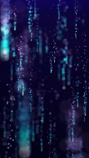 4K Dreamy Falling Stars Loop | White Blue Purple Glow #AmbientParticles