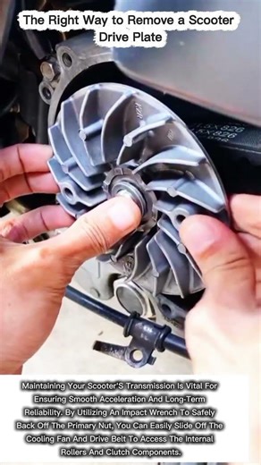 The Right Way to Remove a Scooter Drive Plate