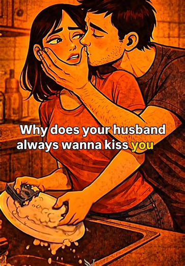 Why does your husband always want to kiss you?🤔 #couple #relationship #love #emotional