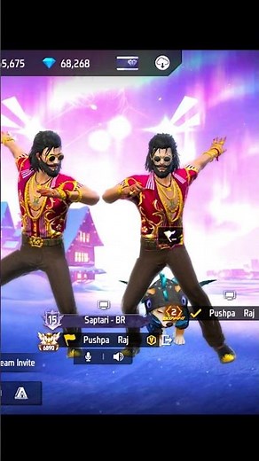 Pushpa Raj In Real Vs In Freefire 🔥🔥 Fire Nahi Wild Fire Hai 🔥🔥 #freefire