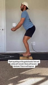 Want to start moving like nature intended? Here’s how to rebuild from the ground up... 🦶⬆️ Your squat will become so much better when training on the GOATA Boards - this isn’t just another piece of equipment. This is a complete body realignment system. What the GOATA Boards do: ✅ Straighten your feet out ✅ Build real foot strength ✅ Re-align your inner ankles to get them high ✅ Create proper foot and ankle alignment Why this matters: Your feet and ankles are your FOUNDATION. When they’re aligne