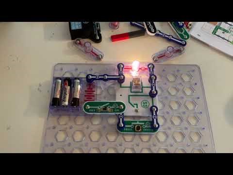 Snap Circuits Stem: Relay Memory