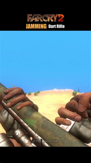 The Deadliest Stealth Failure! 💀 | Rare Dart Rifle Jam Animation | #shorts #farcry2 #asmr #stealth