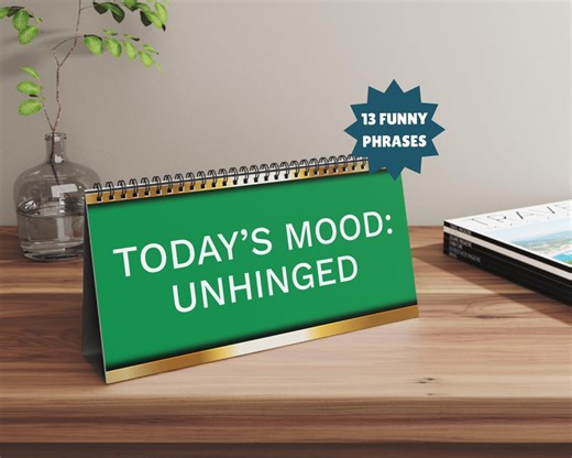 Funny Desk Plaque Flipbook, Funny Office Gift, Daily Desktop Corporate Humor, Office Work Humor Gifts, Demotivational Affirmations - Etsy