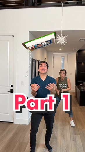Funniest Cake Flip Challenge #momandson #cakeflipping #blindfolded #cakethrow