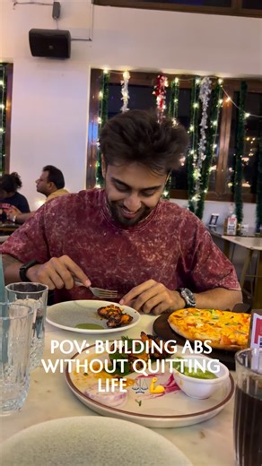 Rakshit Chopra on Instagram: "One cheat meal won’t ruin your progress. If 29 out of 30 days you’re on track — you’re winning. ✔️ Mentally refresh ✔️ Refill glycogen ✔️ Stronger comeback for the next 30 days That’s why planned cheat meals are part of the process, not a mistake. Train hard. Eat smart. Live a little. 🔥 #cheatmealdoneright #fitnessreality #sustainablefitness #fatlossjourney #gymlifeindia #realfitness #nocrashdiet #balanceiskey #healthylifestyle #fitnessreels #instafitness #fitnessm