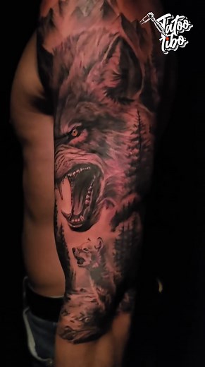 1.7K views · 64 reactions | Tattoo de la journée bras complet en cours phase 1  | Tatoo - TiBo | Facebook