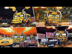 Miss Fritter - CARS 3 Compilation Drawing and Coloring Pages | Tim Tim TV