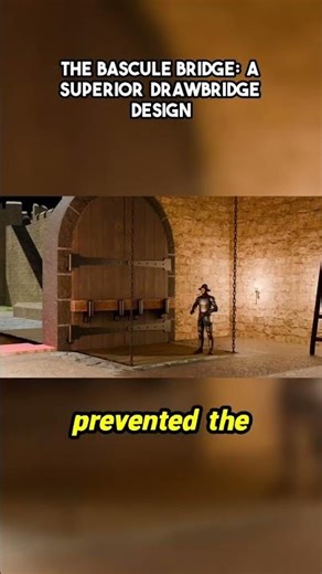 This Drawbridge Was Actually a Counterweighted Genius Trap!