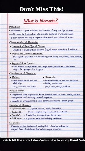 What is an Element? | Definition, Properties & Examples | Chemistry