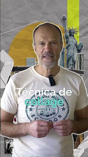Así es la Técnica de Collage #diseño #diseñografico #collage