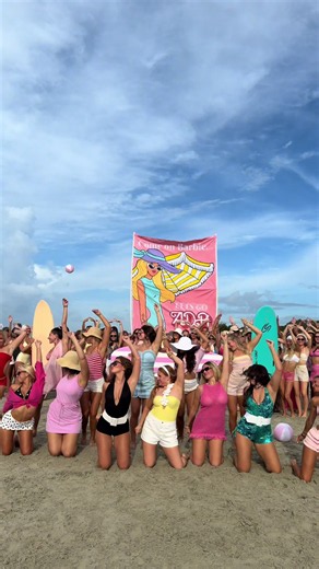 Come on Barbie…Let’s go ADPI! 🏄‍♀️🌺👙 #rushtok #fyp #adpicofc #gogreek #barbie @CofC Panhellenic