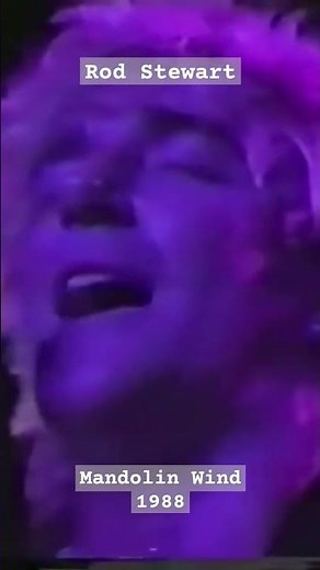Rod Stewart Mandolin Wind #1988 #rodstewart #rock #folk #music #shortvideo #shorts