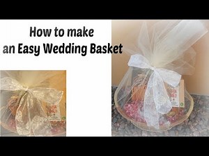 how to make a wedding gift basket/ last minute wedding gift ideas/ wedding gift ideas