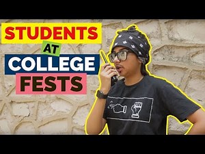 Types of Students At College Fests | MostlySane