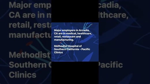 Major employers in Arcadia, CA are in medical, healthcare, retail, restaurant and manufacturing | TONY KIM - Commercial Property Sales Broker