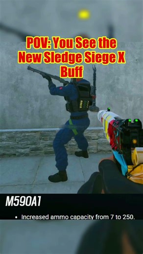 You See the New Sledge Siege Buff