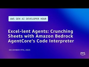 Excel-lent Agents: Crunching Sheets with Amazon Bedrock AgentCore’s Code Interpreter