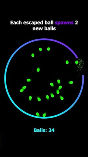 Each Ball spawns new Balls #satisfying #viral #asmr