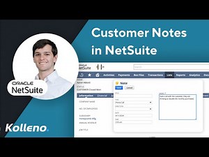 NetSuite Tutorial | How To Log Notes to Existing Customers