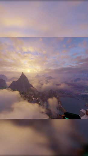 Pure Bliss #minecraft #minecraftmods #distanthorizons | minecraft