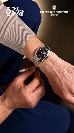 Confidence isn’t loud — it’s timeless. Frédérique Constant watches combine classic design with contemporary elegance, made for those who lead with quiet strength and purpose. Discover your signature piece at thewatchstore.ph | The Watch Store PH