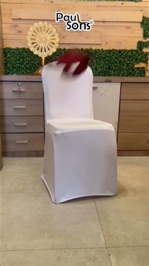 DIY CHAIR COVERS : HOW TO TRANSFORM YOUR HOTEL / BANQUET HALL CHAIRS IN MINUTES #viral #furniture