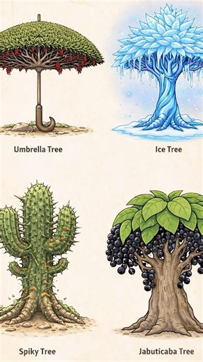Types of trees 🌴🤯