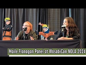 Maile Flanagan (Voice Actress of Naruto Uzamaki) Panel at WasabiCon 2024