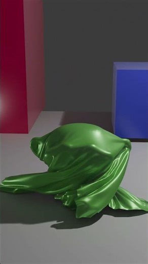 blender cloth sim with spin